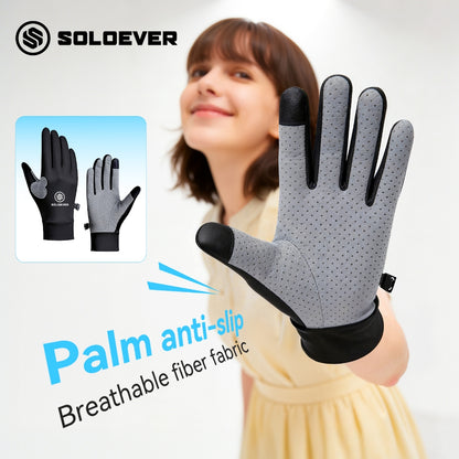 SOLOEVER Cycling Gloves, Half-finger Motorcycle Gloves, Sun Protection, UV Protection UPF50+