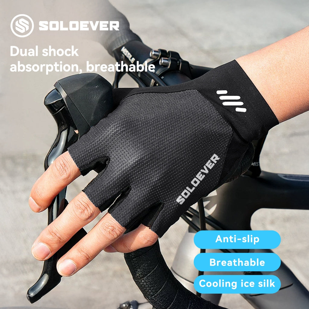SOLOEVER Motorcycle Gloves, UV Protection, Cycling, Outdoor Sports, Breathable (2 styles available)