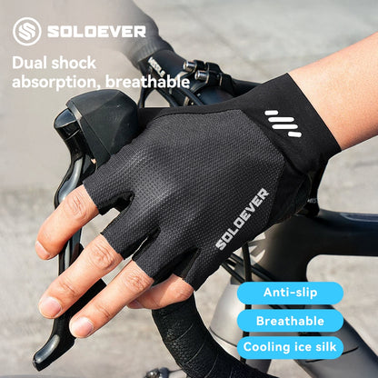 SOLOEVER Motorcycle Gloves, UV Protection, Cycling, Outdoor Sports, Breathable (2 styles available)