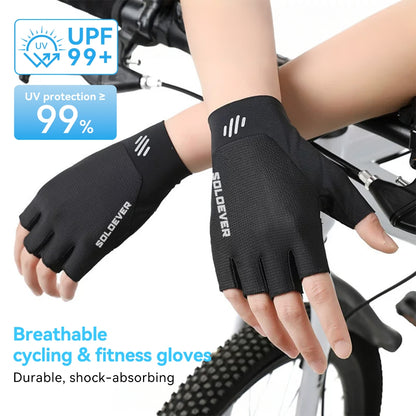 SOLOEVER Motorcycle Gloves, UV Protection, Cycling, Outdoor Sports, Breathable (2 styles available)