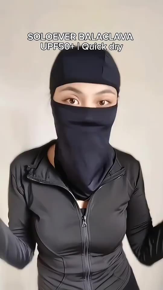 SOLOEVER Full Mask sun protection balaclava effectively protects against UV rays, ideal for outdoor activities