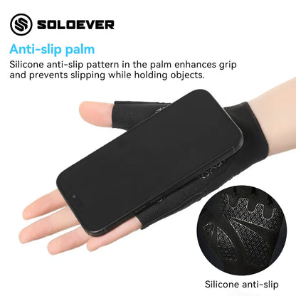 SOLOEVER Motorcycle Gloves, UV Protection, Cycling, Outdoor Sports, Breathable (2 styles available)