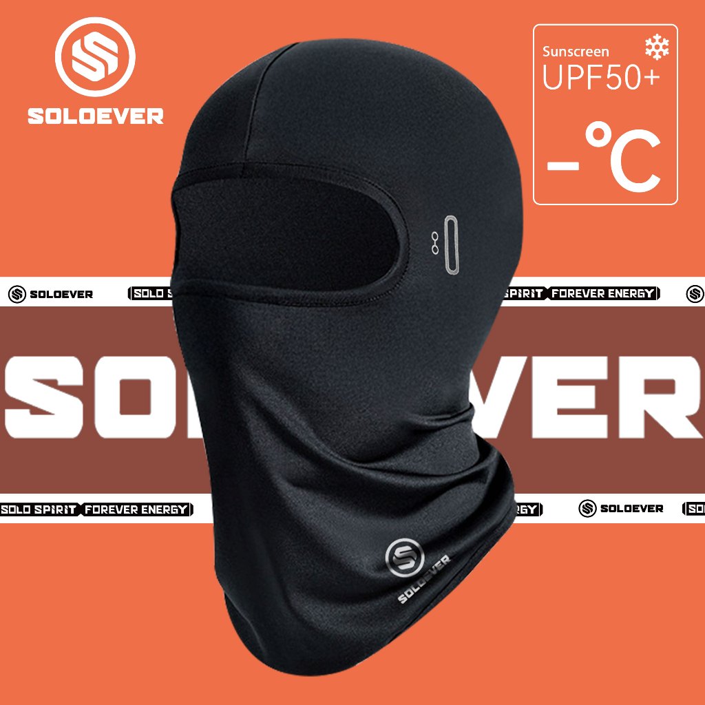 SOLOEVER Full Mask is a sun protection head covering for outdoor activities, providing UPF50+ UV protection. Ideal for outdoor activities.
