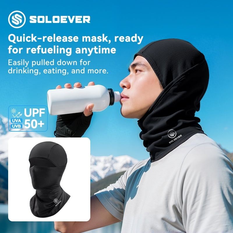 SOLOEVER Full Mask sun protection balaclava effectively protects against UV rays, ideal for outdoor activities