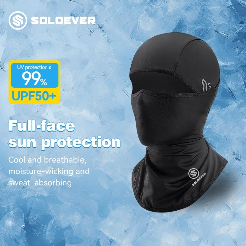 SOLOEVER Full Mask sun protection balaclava effectively protects against UV rays, ideal for outdoor activities