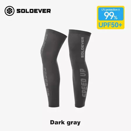 SOLOEVER Leg Sleeves, Cycling Leg Covers, UV UPF50+, Sports Knee Pads, Outdoor Leggings