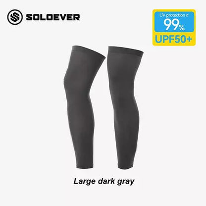 SOLOEVER Leg Sleeves, Cycling Leg Covers, UV UPF50+, Sports Knee Pads, Outdoor Leggings