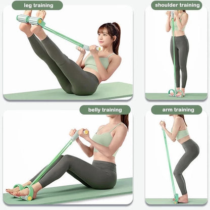 Soloever Resistance Band, Home Fitness Exercise Band for Full Body Strength Training, Butt Leg Arm Workout