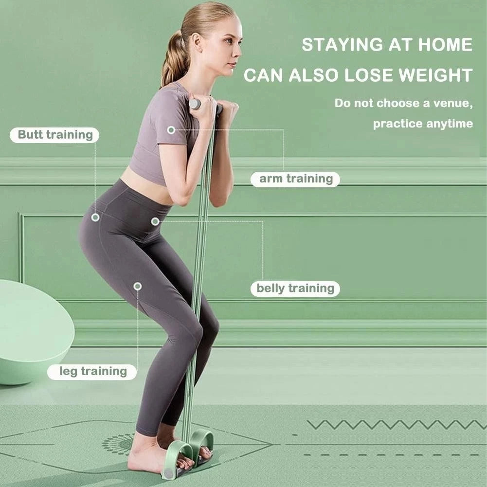 Soloever Resistance Band, Home Fitness Exercise Band for Full Body Strength Training, Butt Leg Arm Workout