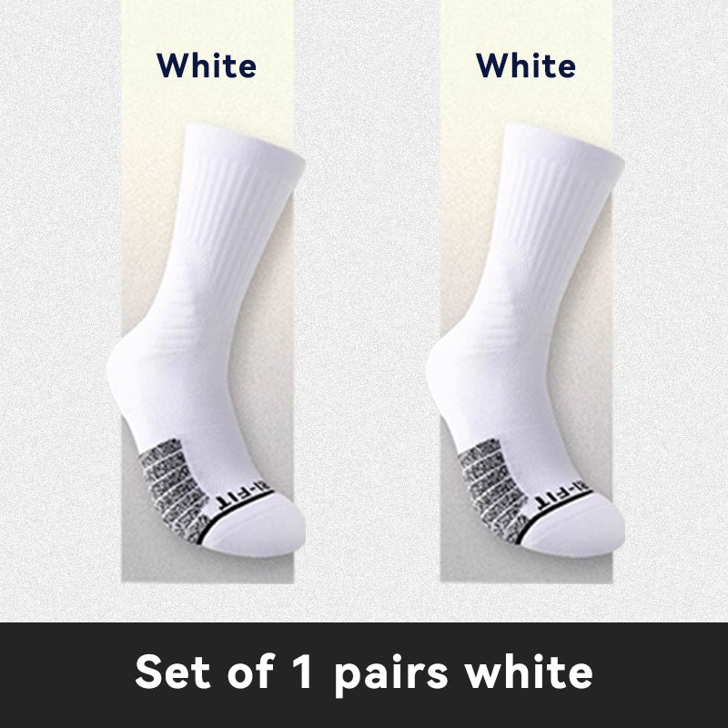SOLOEVER long canvas athletic socks for men and women, ideal for running and exercise. They are non-slip, soft, comfortable, breathable