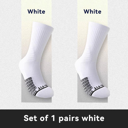 SOLOEVER long canvas athletic socks for men and women, ideal for running and exercise. They are non-slip, soft, comfortable, breathable