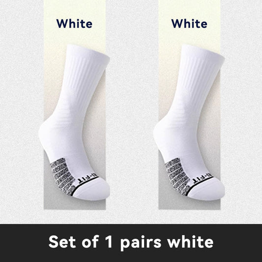 SOLOEVER long canvas athletic socks for men and women, ideal for running and exercise. They are non-slip, soft, comfortable, breathable