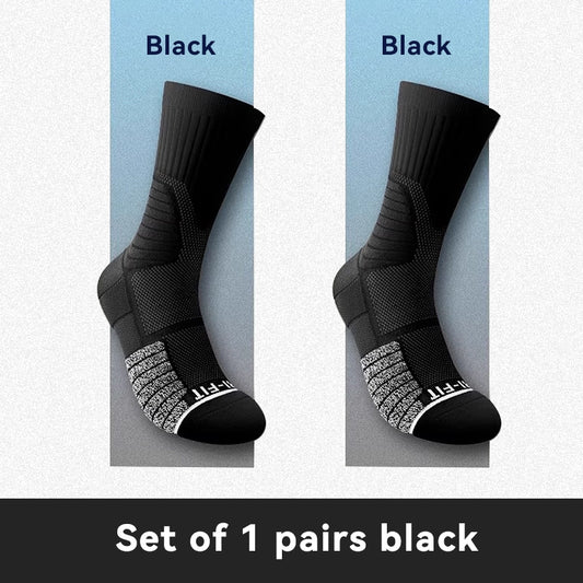 SOLOEVER long canvas athletic socks for men and women, ideal for running and exercise. They are non-slip, soft, comfortable, breathable