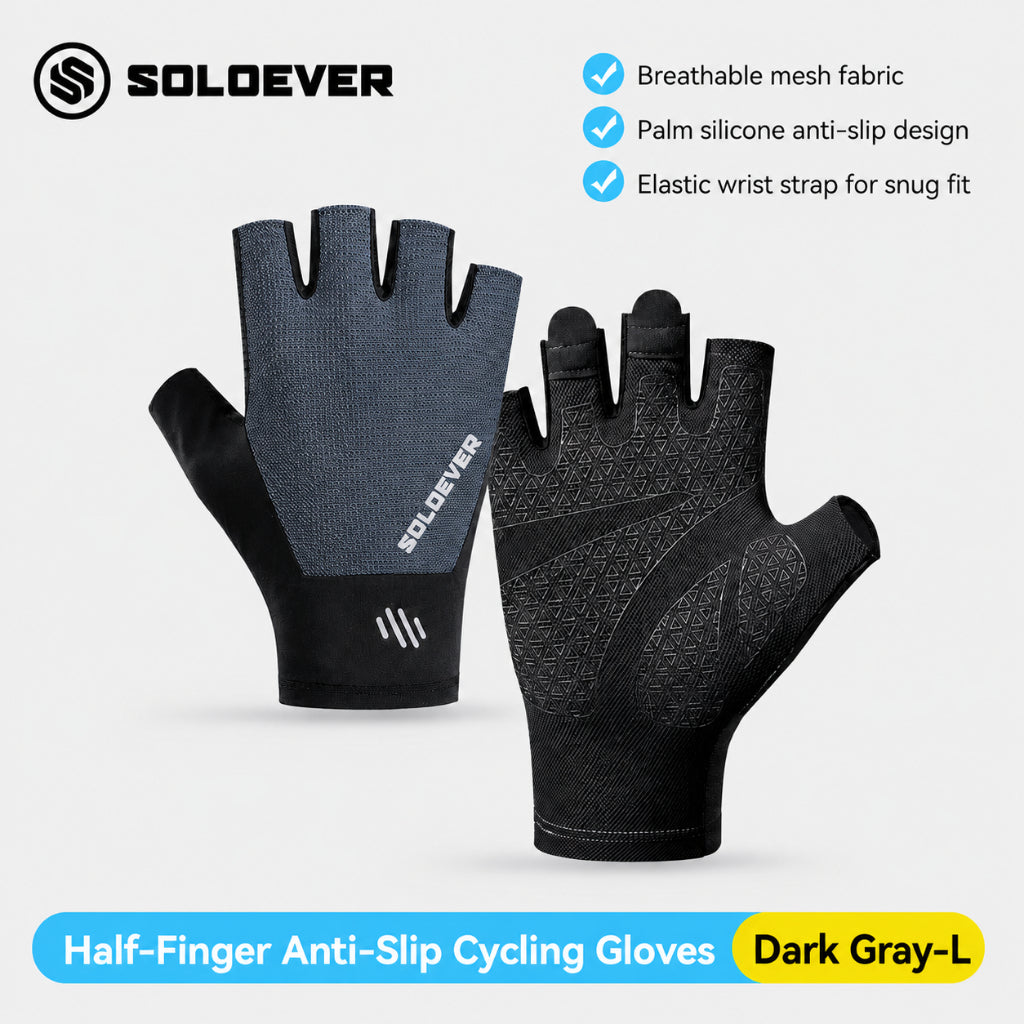 SOLOEVER Motorcycle Gloves, UV Protection, Cycling, Outdoor Sports, Breathable (2 styles available)