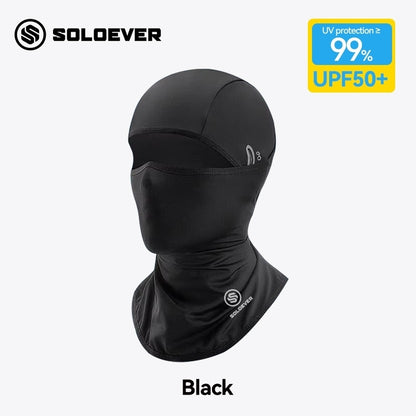 SOLOEVER Full Mask sun protection balaclava effectively protects against UV rays, ideal for outdoor activities