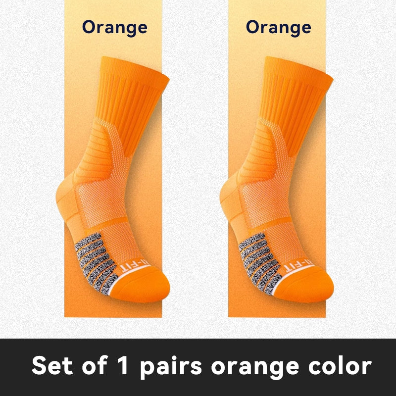 SOLOEVER long canvas athletic socks for men and women, ideal for running and exercise. They are non-slip, soft, comfortable, breathable