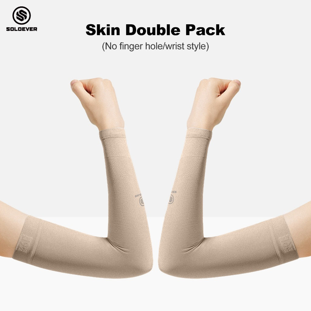 SOLOEVER UPF50+ Sun Protection Arm Sleeves, Breathable Cooling Sleeves for Sports & Outdoor Activities