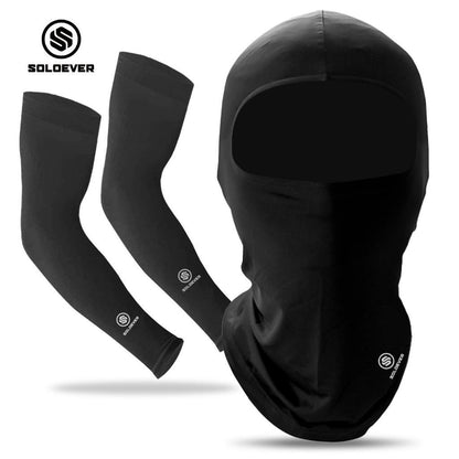 SOLOEVER Full Mask is a sun protection head covering for outdoor activities, providing UPF50+ UV protection. Ideal for outdoor activities.