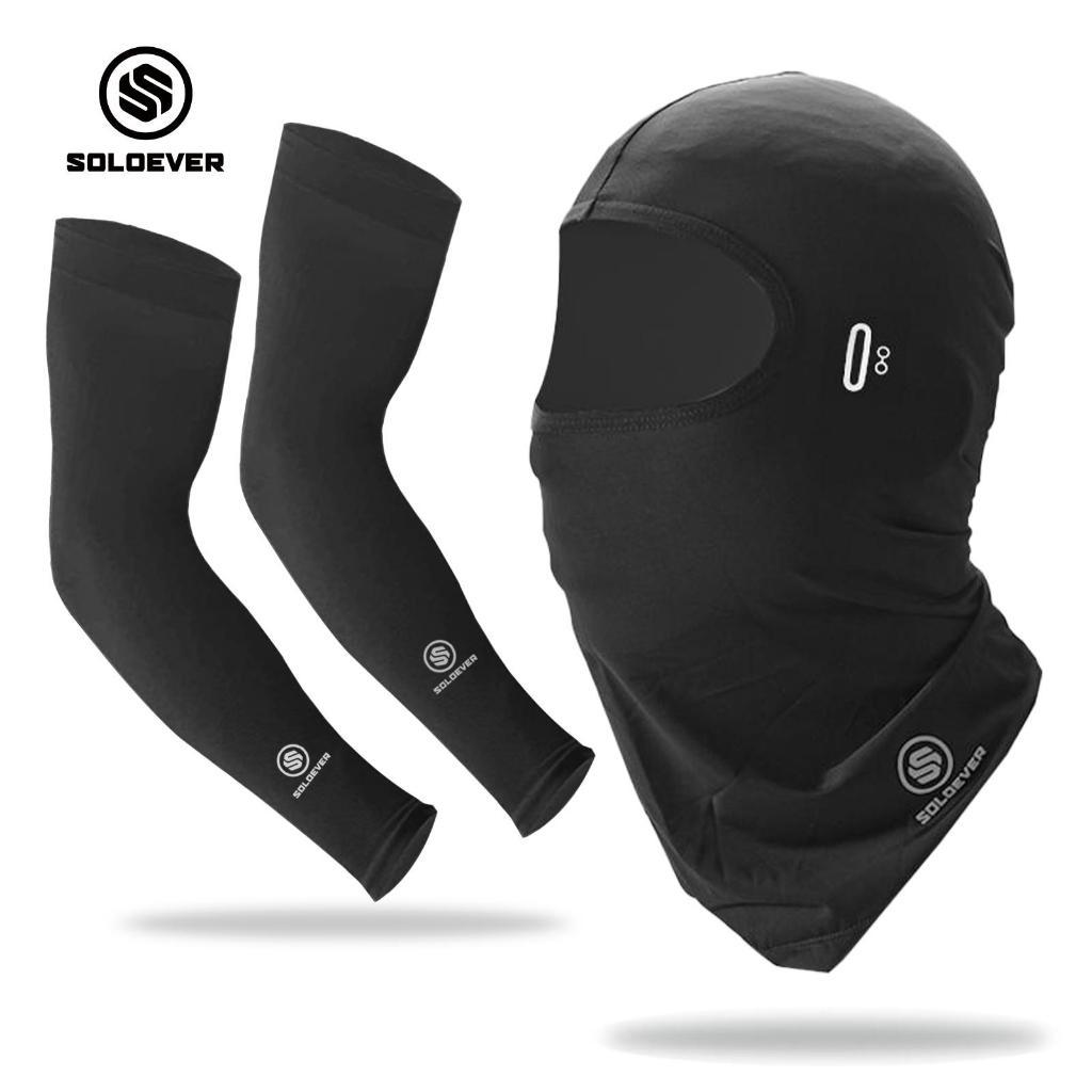 SOLOEVER Full Mask is a sun protection head covering for outdoor activities, providing UPF50+ UV protection. Ideal for outdoor activities.