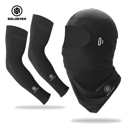 SOLOEVER Full Mask is a sun protection head covering for outdoor activities, providing UPF50+ UV protection. Ideal for outdoor activities.