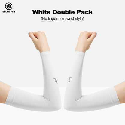 SOLOEVER UPF50+ Sun Protection Arm Sleeves, Breathable Cooling Sleeves for Sports & Outdoor Activities