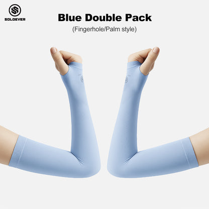 SOLOEVER UPF50+ Sun Protection Arm Sleeves, Breathable Cooling Sleeves for Sports & Outdoor Activities