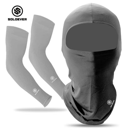 SOLOEVER Full Mask is a sun protection head covering for outdoor activities, providing UPF50+ UV protection. Ideal for outdoor activities.