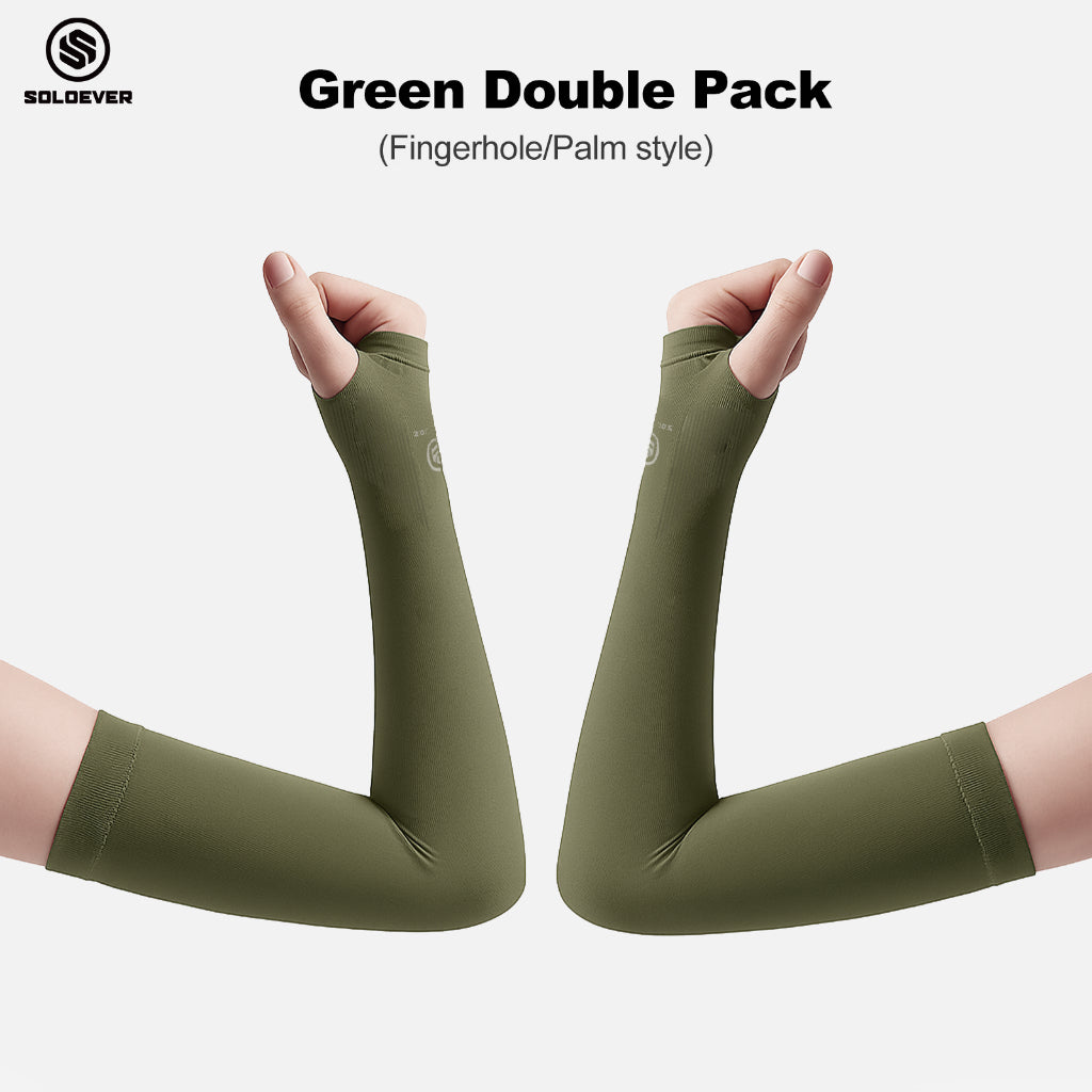 SOLOEVER UPF50+ Sun Protection Arm Sleeves, Breathable Cooling Sleeves for Sports & Outdoor Activities