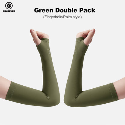 SOLOEVER UPF50+ Sun Protection Arm Sleeves, Breathable Cooling Sleeves for Sports & Outdoor Activities