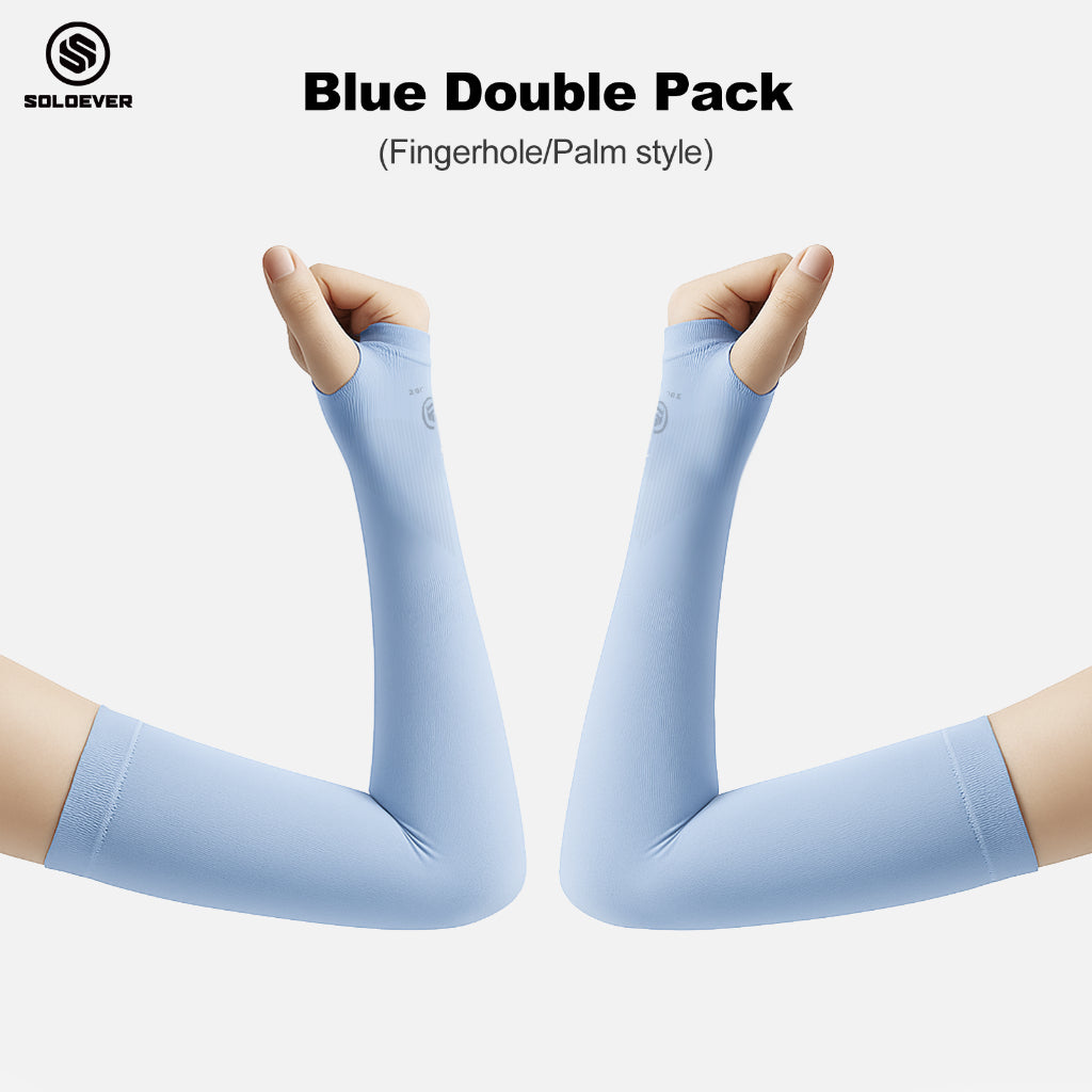SOLOEVER UPF50+ Arm Sleeves, Sun Protection, 1 Pair, Fine Fabric, Light Blocking