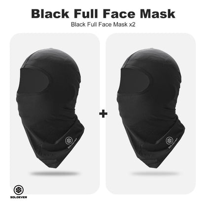 SOLOEVER UPF50+ full-face sun protection sleeve and hood set, breathable, ideal for cycling and outdoor activities