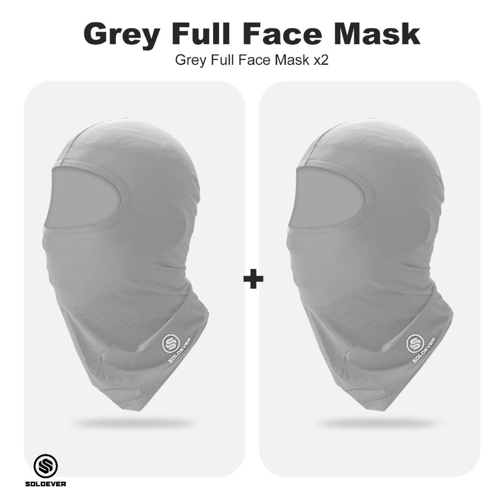 SOLOEVER UPF50+ full-face sun protection sleeve and hood set, breathable, ideal for cycling and outdoor activities