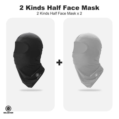 SOLOEVER Full Mask is a sun protection head covering for outdoor activities, providing UPF50+ UV protection. Ideal for outdoor activities.