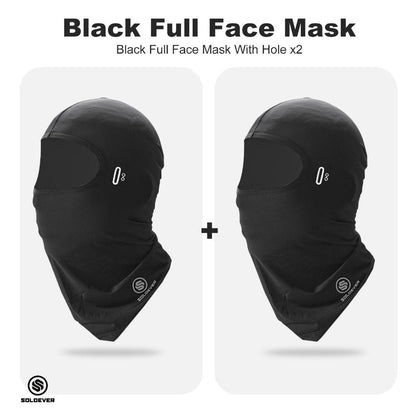 SOLOEVER UPF50+ full-face sun protection sleeve and hood set, breathable, ideal for cycling and outdoor activities