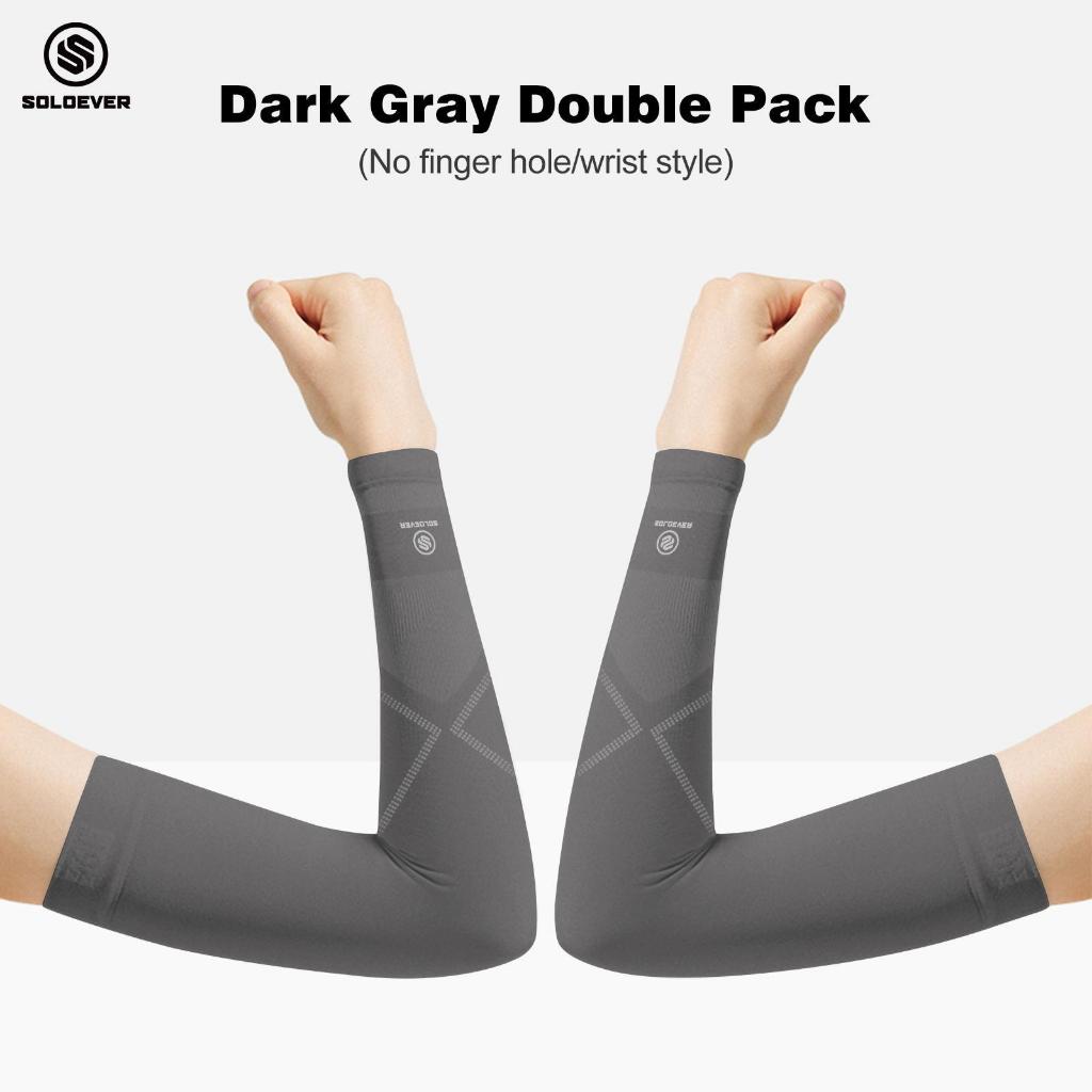 SOLOEVER UPF50+ Arm Sleeves, Sun Protection, 1 Pair, Fine Fabric, Light Blocking