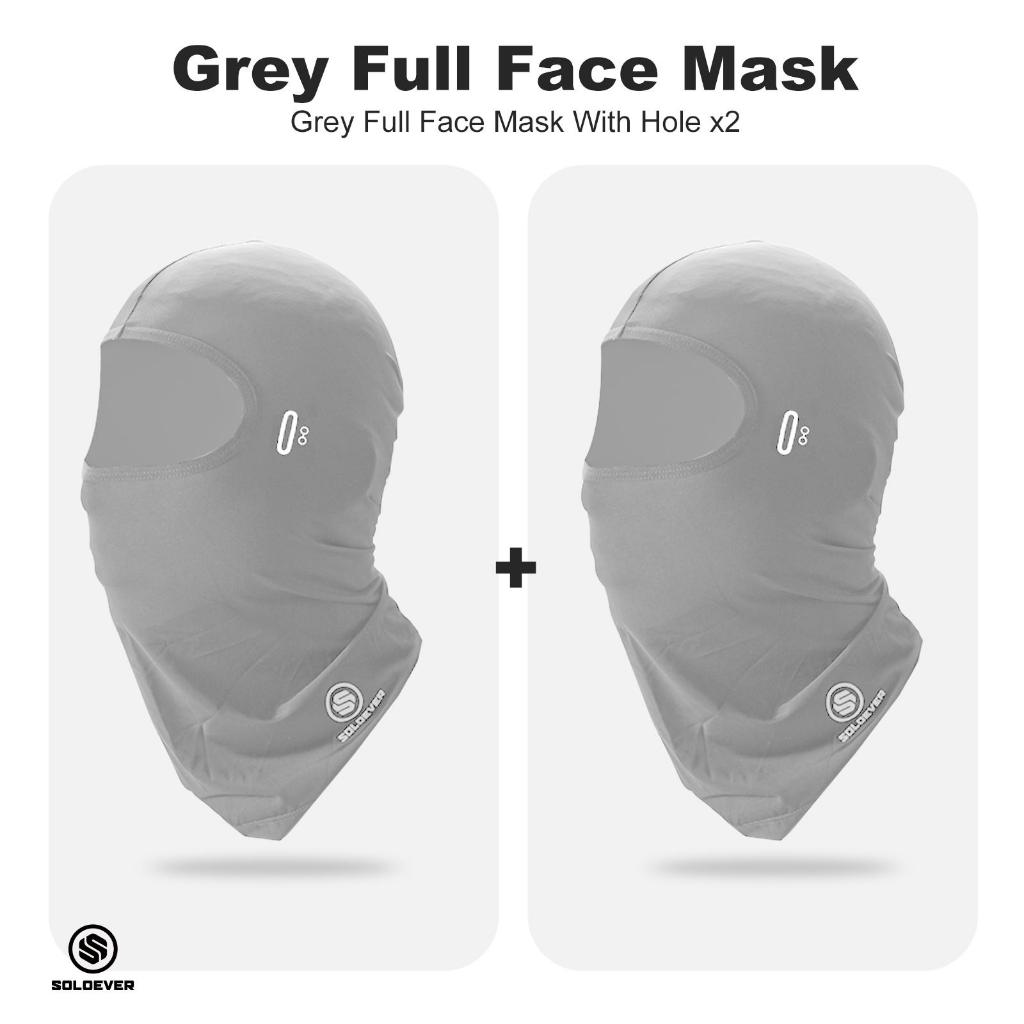 SOLOEVER UPF50+ full-face sun protection sleeve and hood set, breathable, ideal for cycling and outdoor activities