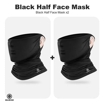 SOLOEVER UPF50+ full-face sun protection sleeve and hood set, breathable, ideal for cycling and outdoor activities