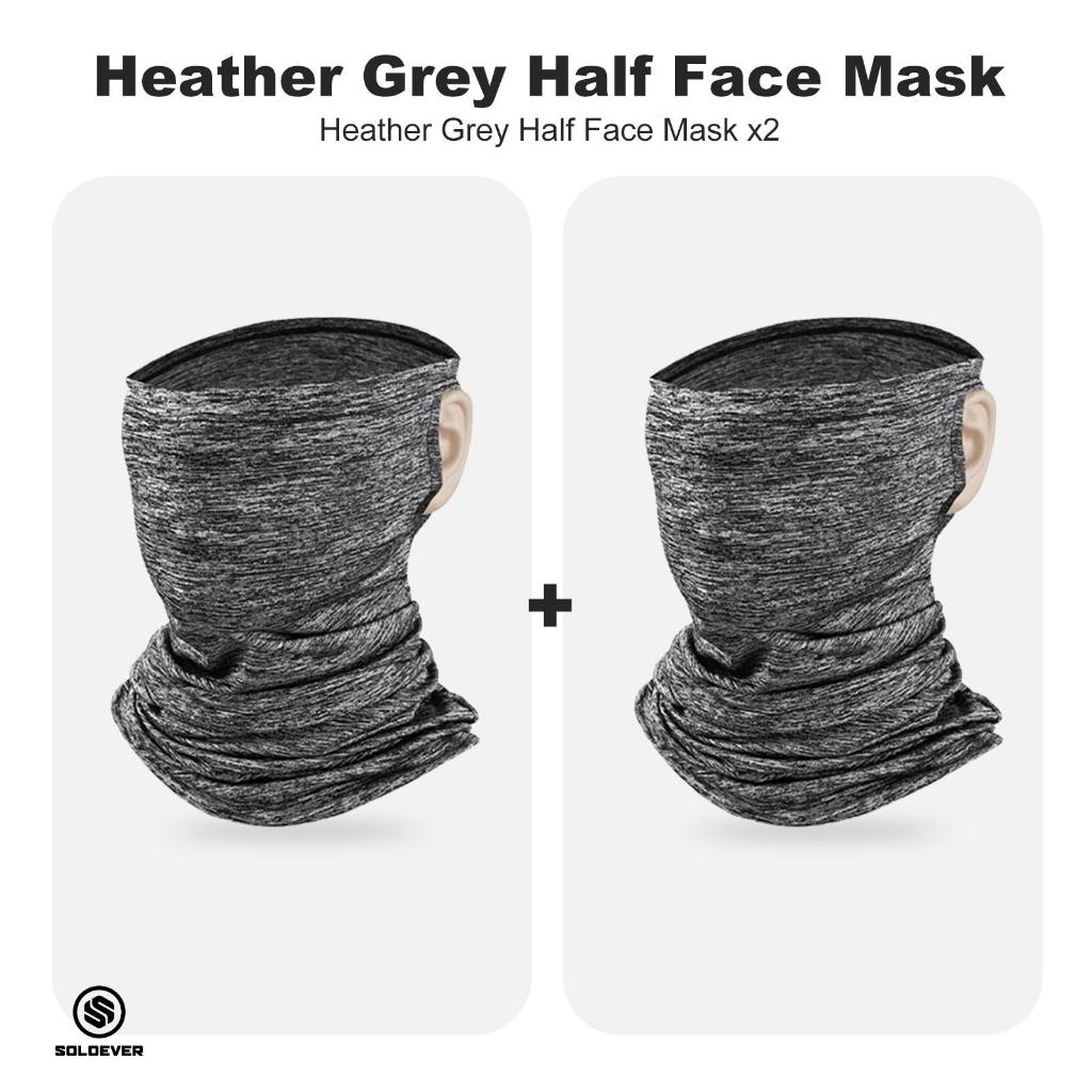 SOLOEVER UPF50+ full-face sun protection sleeve and hood set, breathable, ideal for cycling and outdoor activities